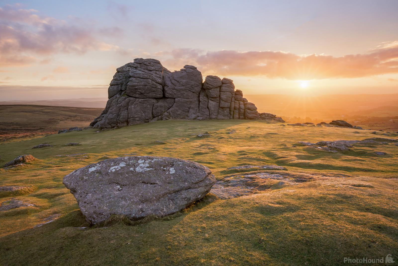 Haytor granite tor on Dartmoor