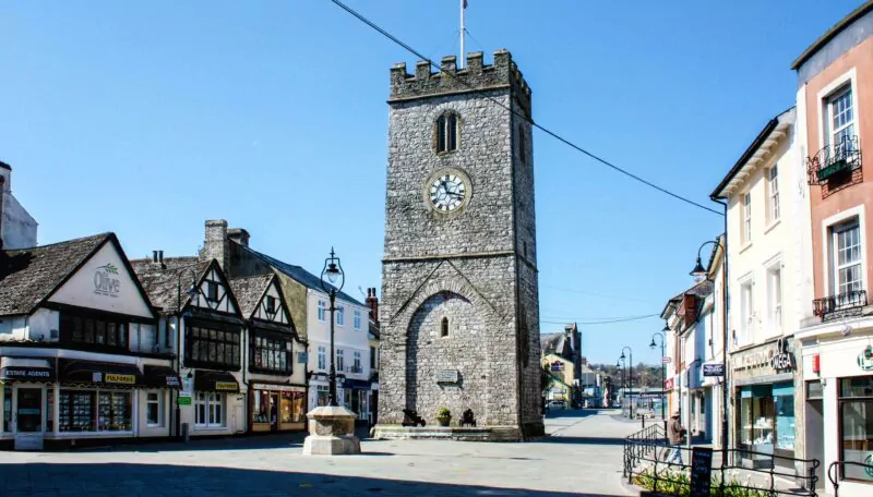 Newton Abbot town and Teignbridge